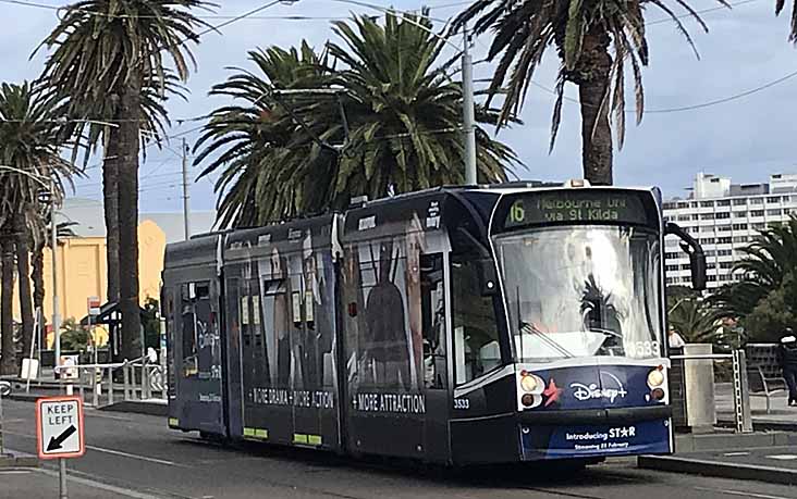 Yarra Trams Siemens Combino Disney Plus 3533